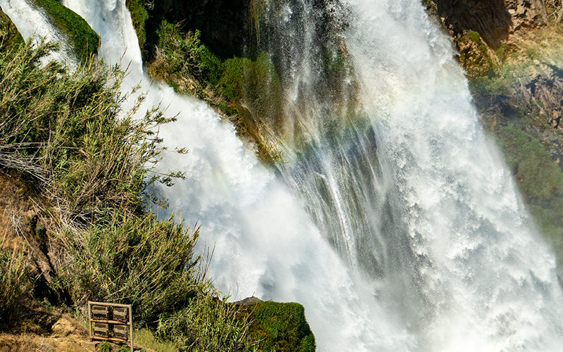 Lower Duden Waterfall in Antalya