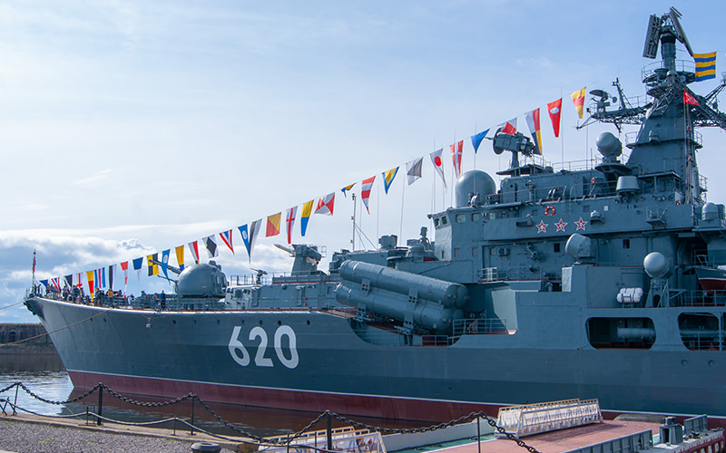  "Bespokoyny" Museum Ship in Kronstadt