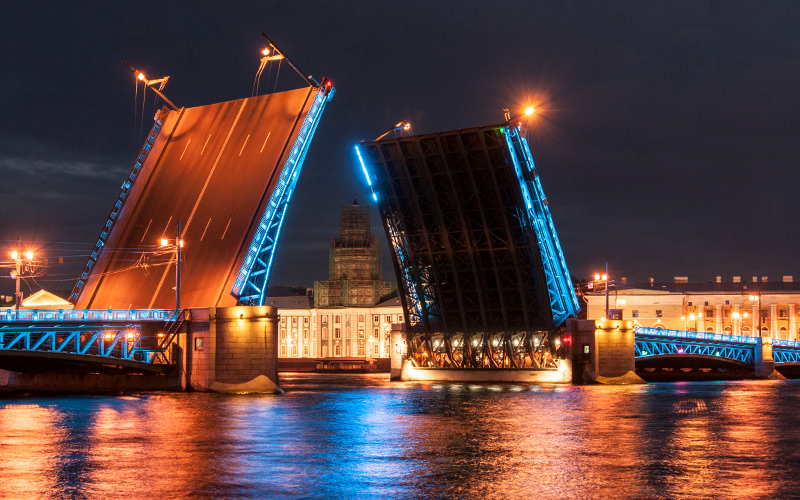 Bridge Openings in St. Petersburg