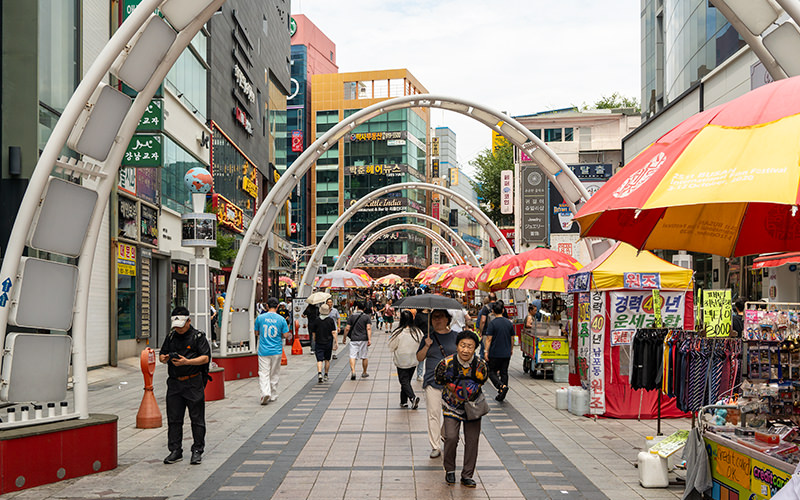 BIFF Square: a gastronomic street in Busan