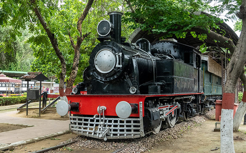 The National Rail Museum in Delhi