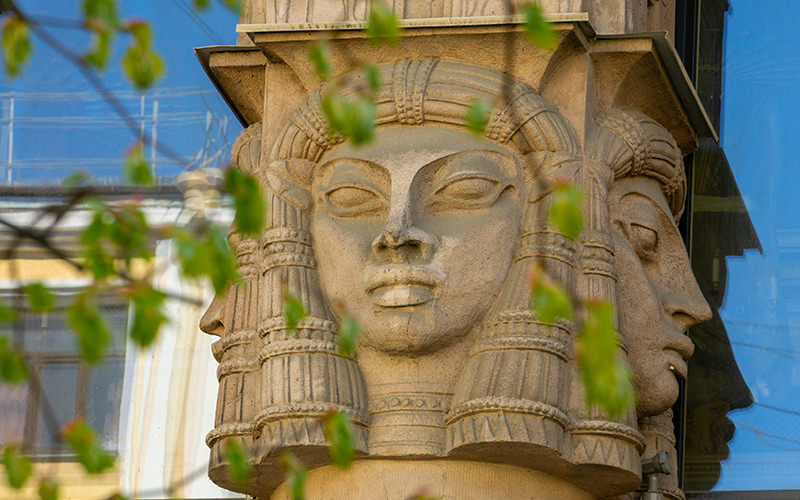 Income House of L. I. Nezhinskaya (Egyptian House) in St. Petersburg