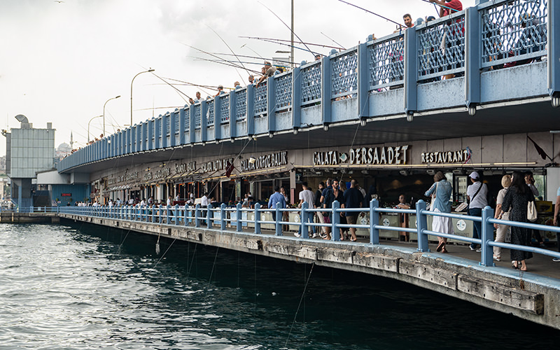 Galata Bridge in Istanbul