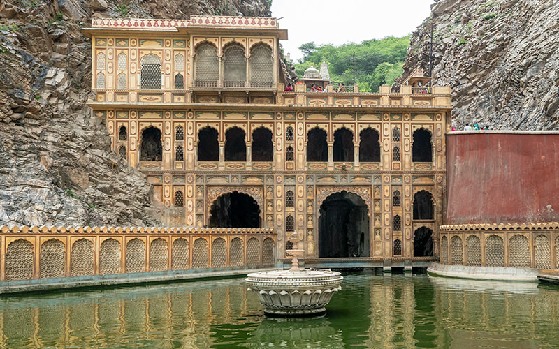 Galta: The Monkey Temple in the Mountains of Jaipur, India