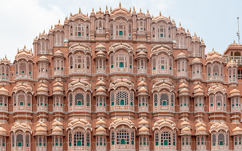 Hawa Mahal ("Palace of Winds") in Jaipur