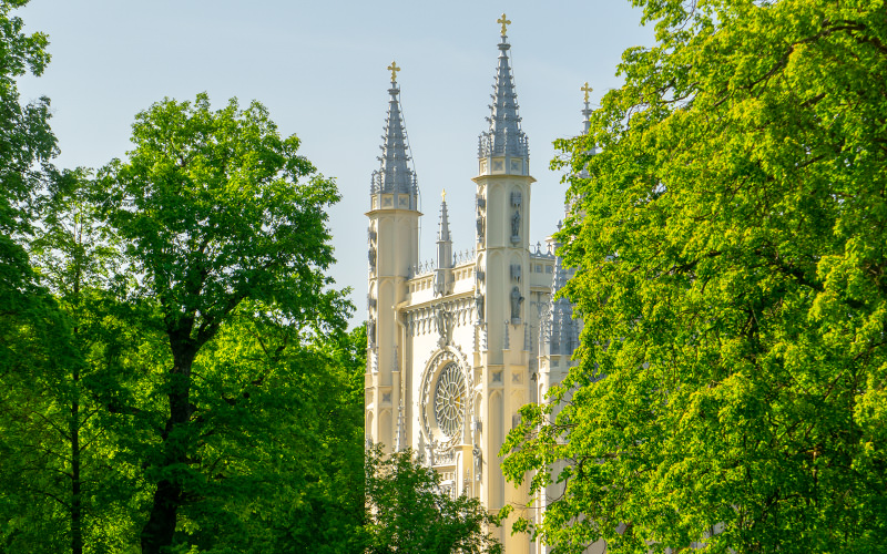 Gothic Chapel (Church of St. Alexander Nevsky) in Peterhof