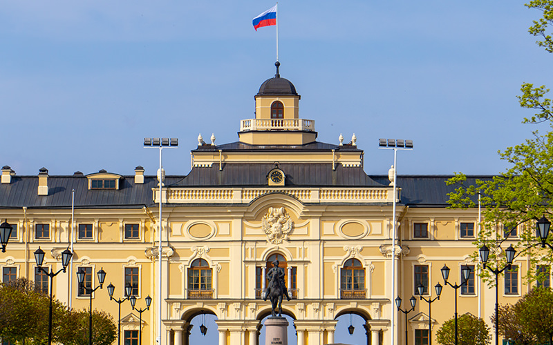 The Konstantinovsky Palace in Strelna