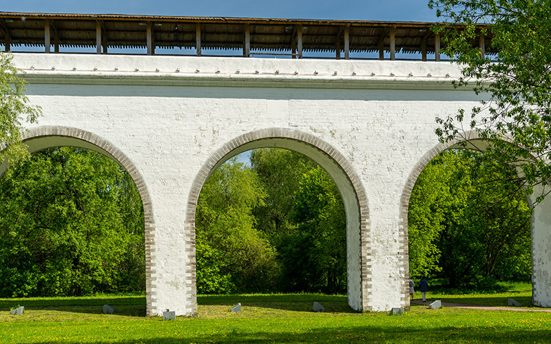 Rostokino Aqueduct in Moscow