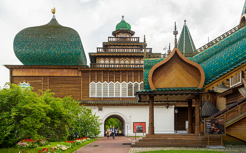 Музей-заповедник «Коломенское» в Москве. Дворец царя Алексея Михайловича