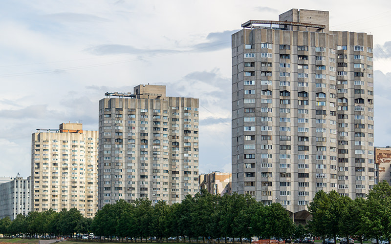 Stilt Houses in Saint Petersburg