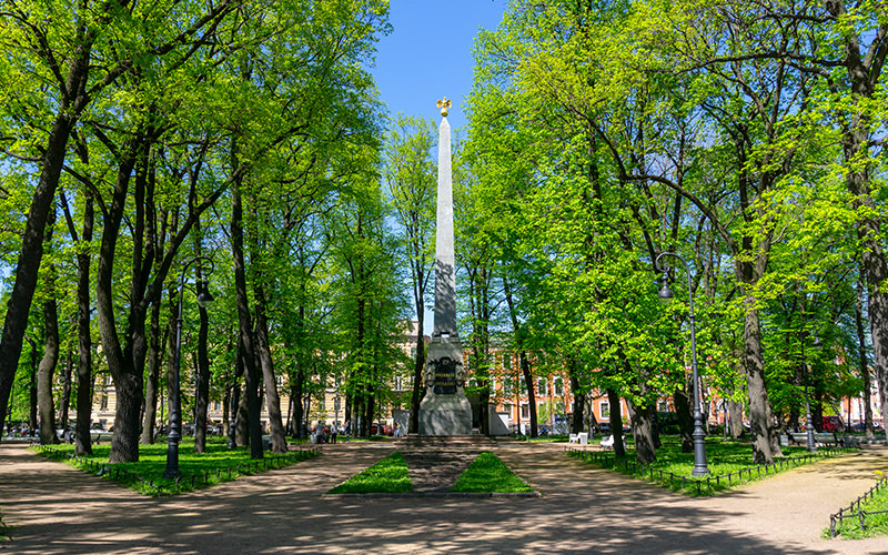 Румянцевский сад в Санкт-Петербурге