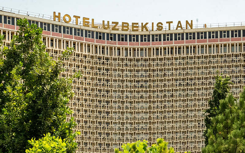 Hotel "Uzbekistan" in Tashkent. History