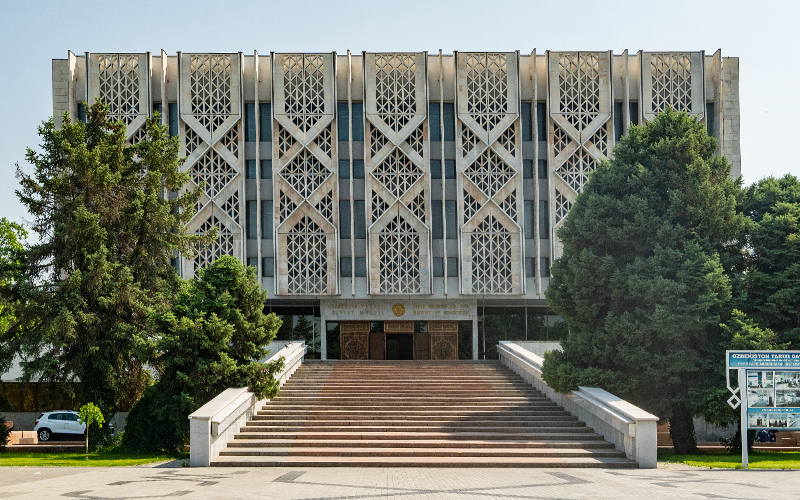 The Museum of the History of Uzbekistan in Tashkent