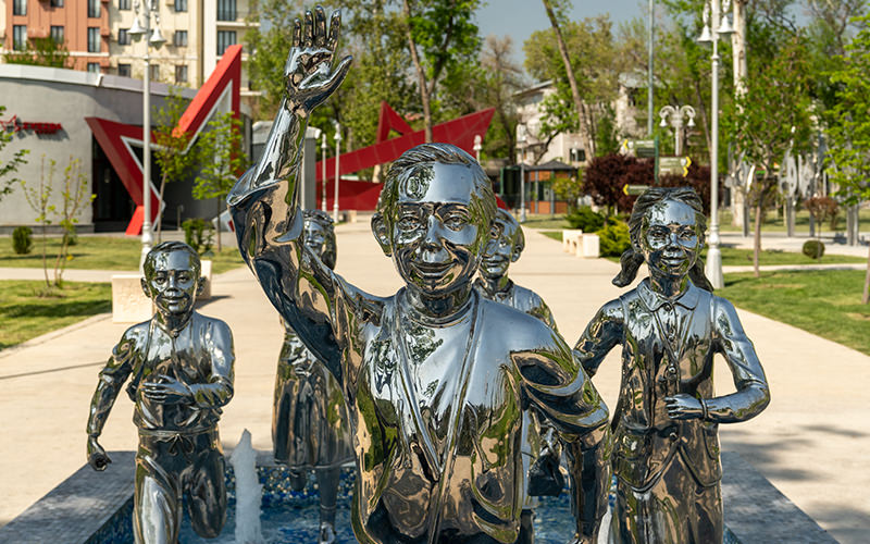 Victory Park in Tashkent