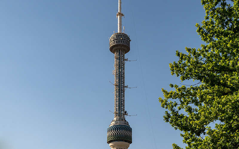 The Tashkent Television Tower. Ascending to the observation deck