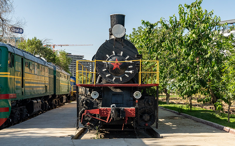 Музей железнодорожной техники в Ташкенте