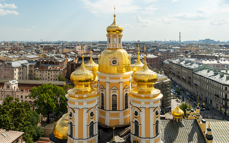 Vladimir Cathedral Observation Deck in Saint Petersburg