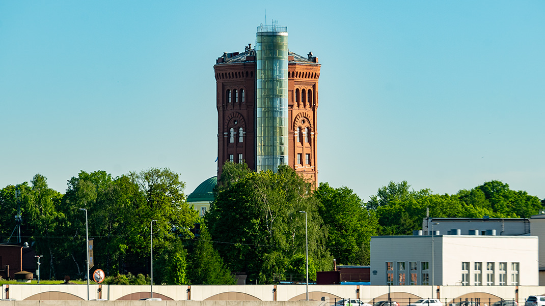 Водонапорная башня главной станции петербургских водопроводов