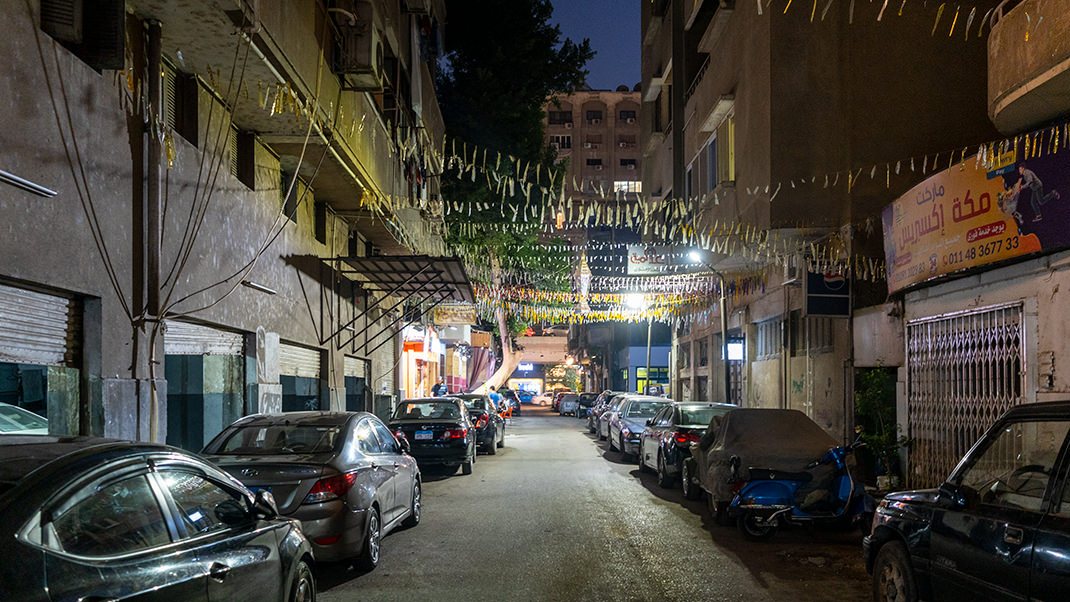 Вечер на улицах Каира