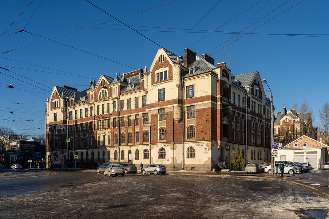Жилой комплекс для служащих финляндской железной дороги в Санкт-Петербурге