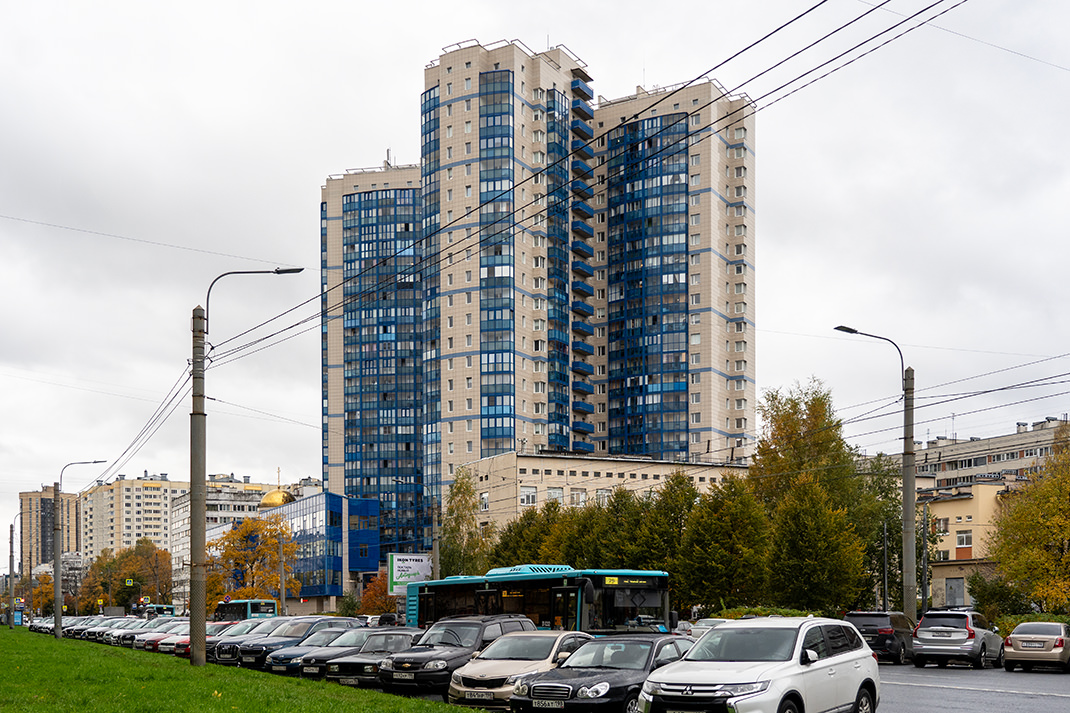 Distant view of the complex