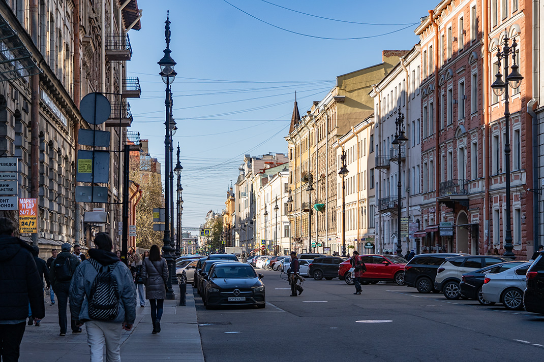 Перспектива в сторону Кирочной