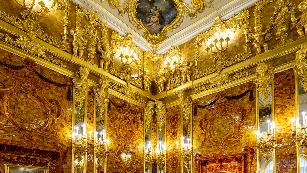 Янтарная комната в Екатерининском дворце