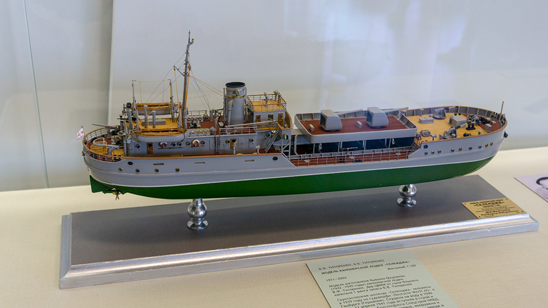 Модель канонерской лодки «Селемджа»