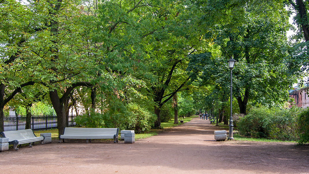 Екатерининский парк в Кронштадте
