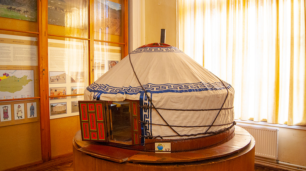 Модель монгольской юрты