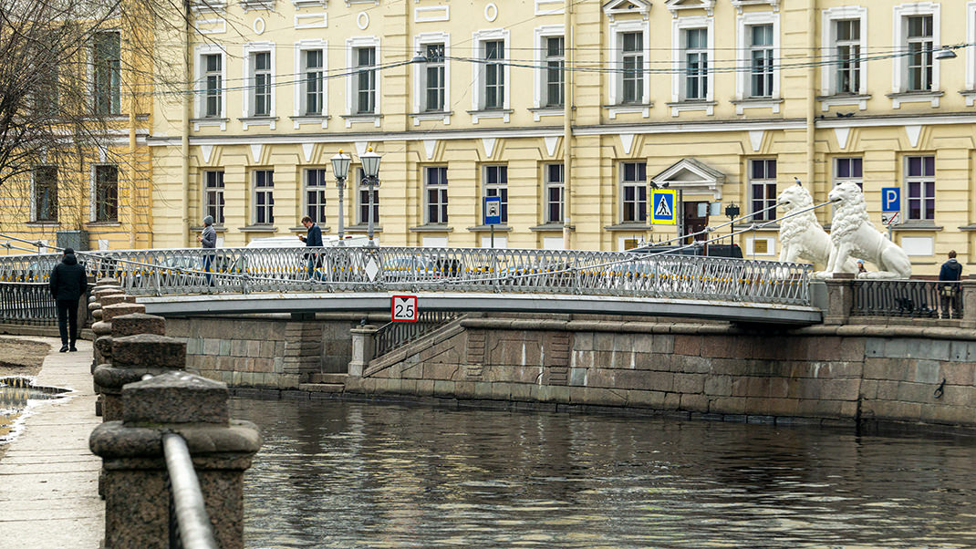 Львиный мост в Санкт-Петербурге