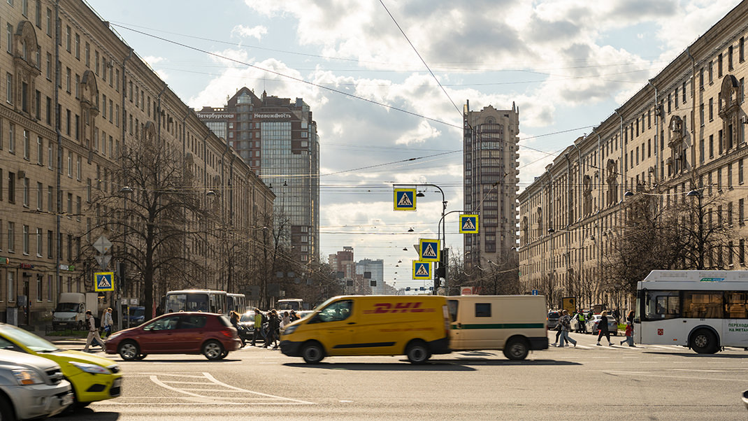 Вид в сторону Ленинского проспекта