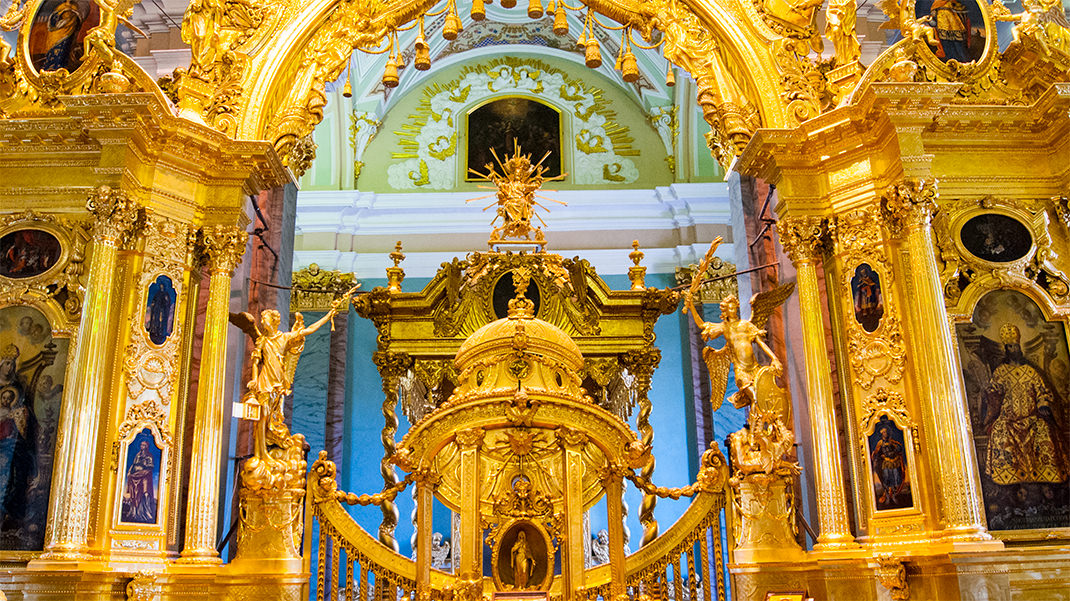 Интерьеры Петропавловского собора