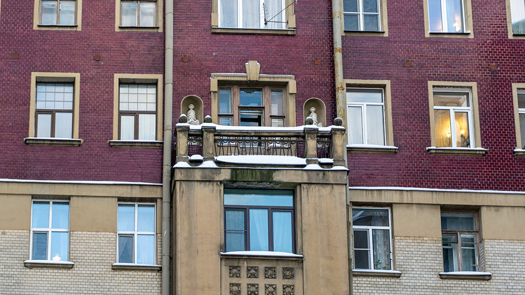 Двухцветный фасад