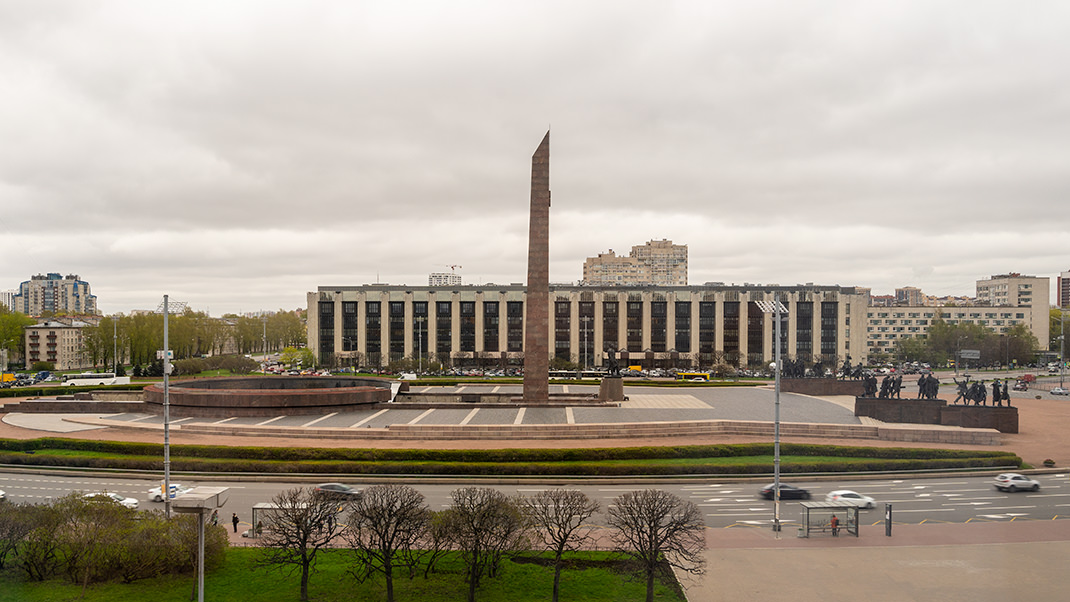 Вид на площадь Победы