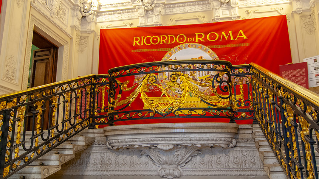 Здесь часто проводятся временные выставки. Одна из них — «Ricordo di Roma (Память о Риме)»
