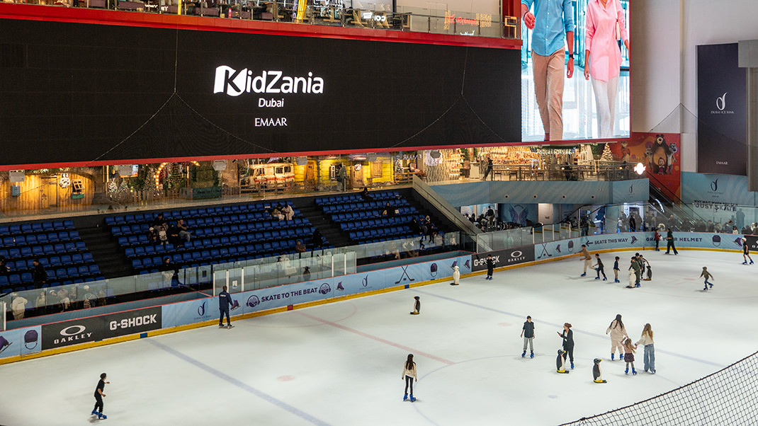 ...and even an ice rink