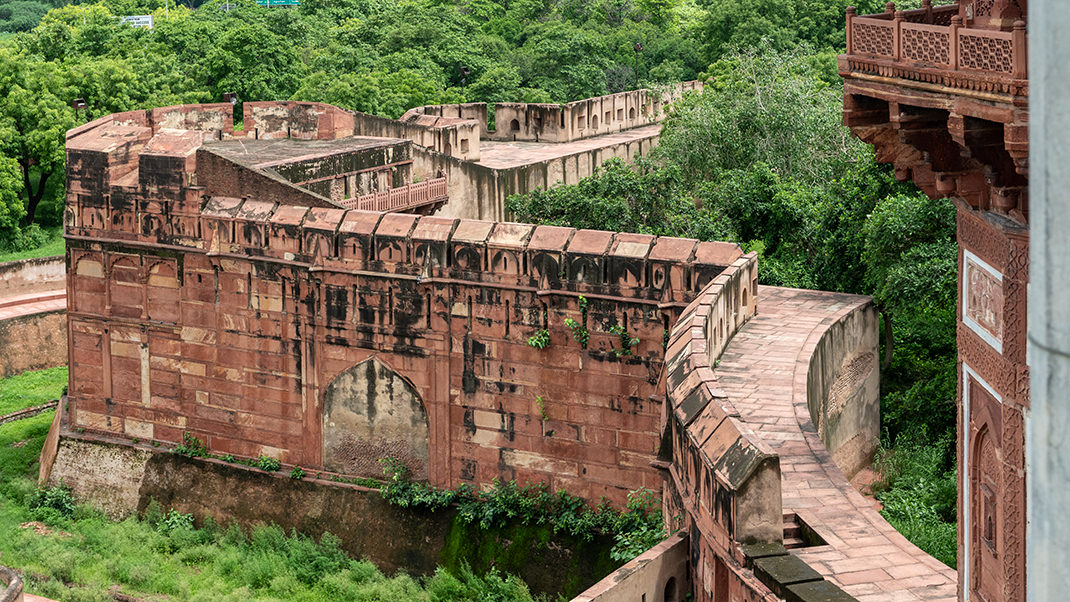 Walls of the fort