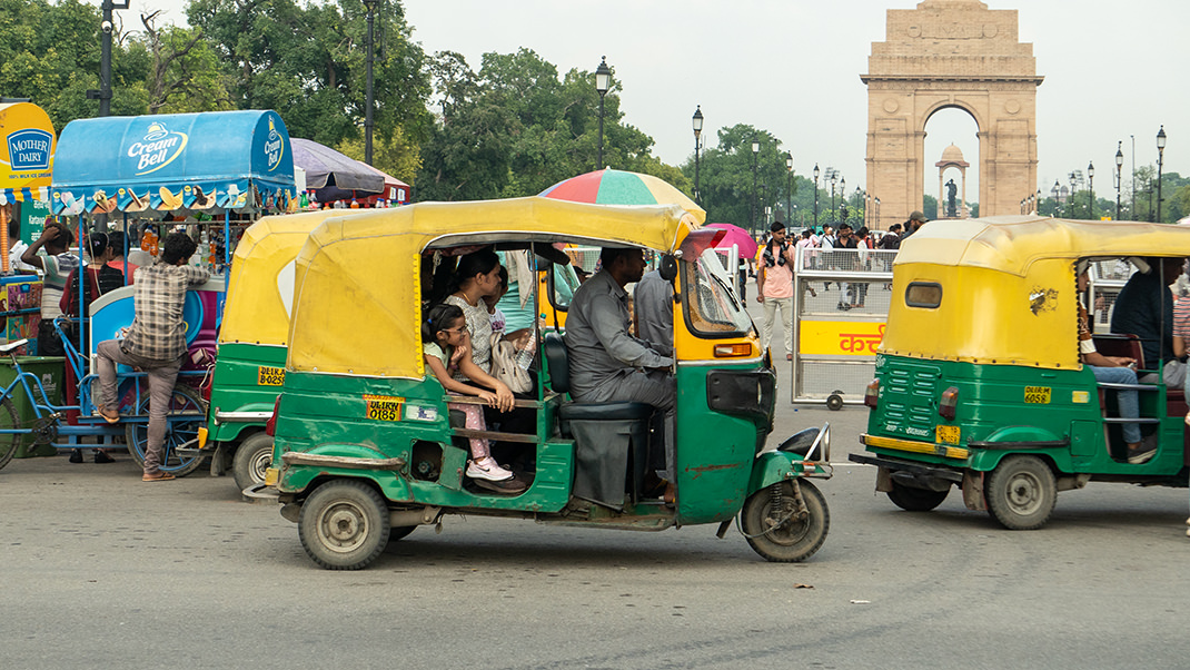 Indian tuk-tuks