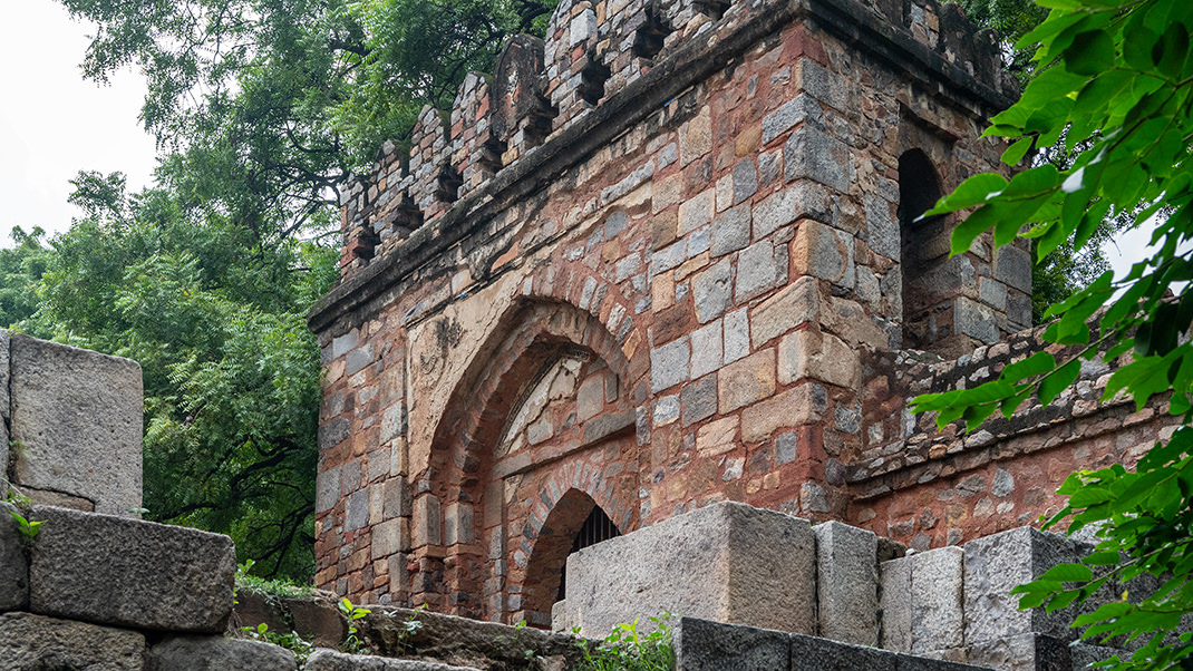 Entrance to the tomb