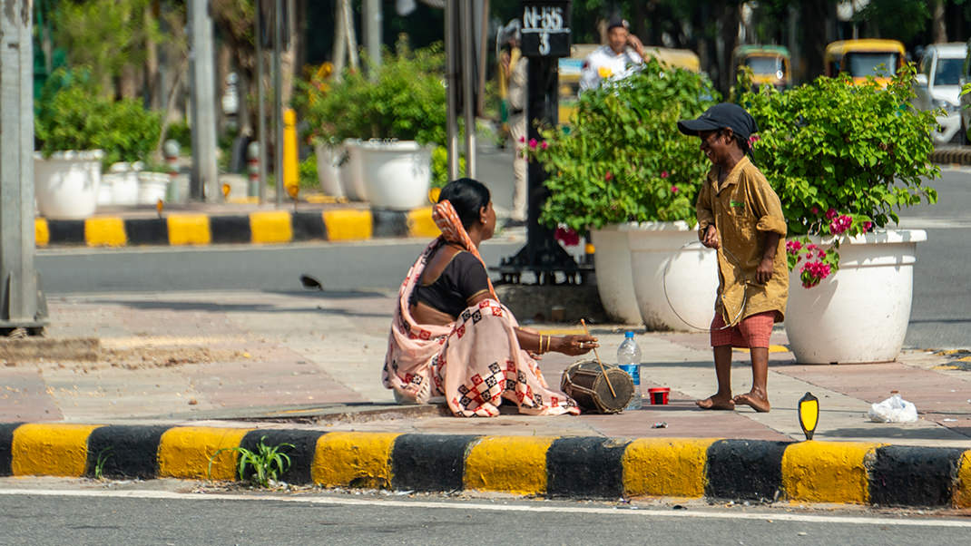 On the streets of Delhi