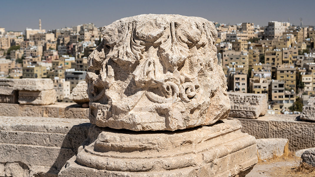 Most likely a column capital