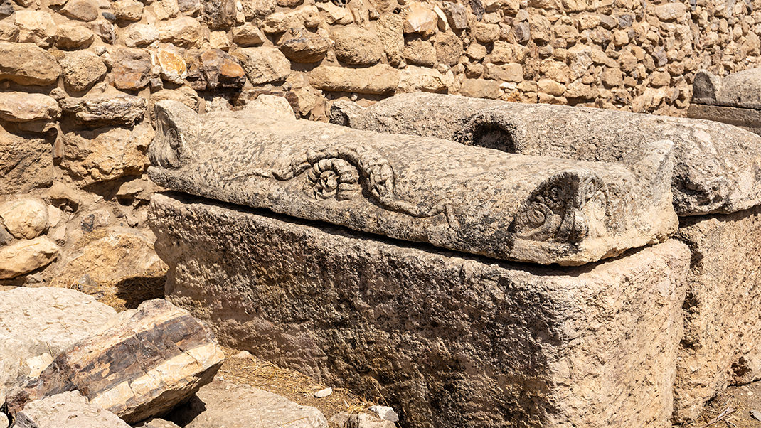 These look like sarcophagi