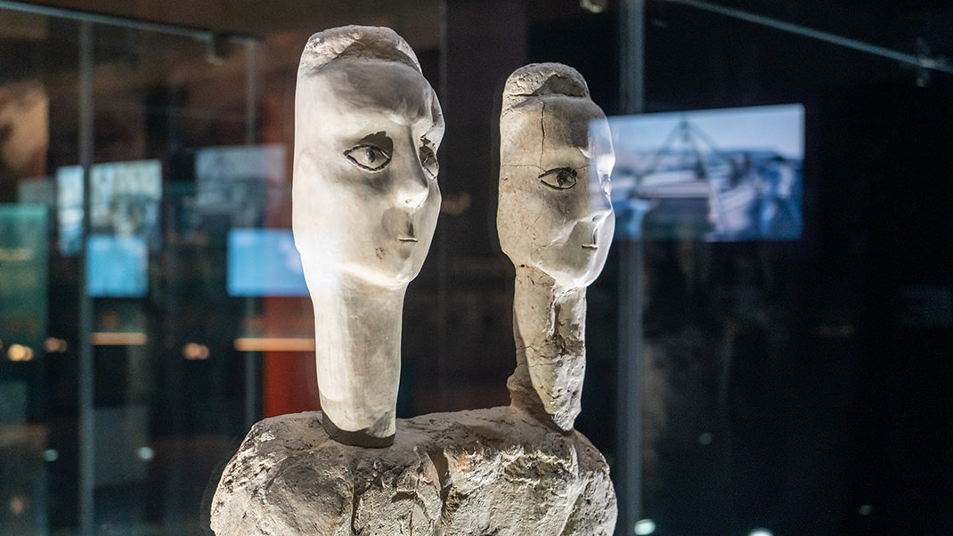 This is one of the oldest humanoid statues