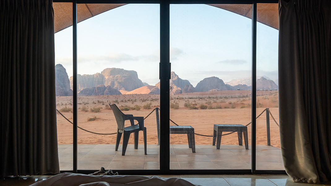 Утро в пустыне Вади-Рам