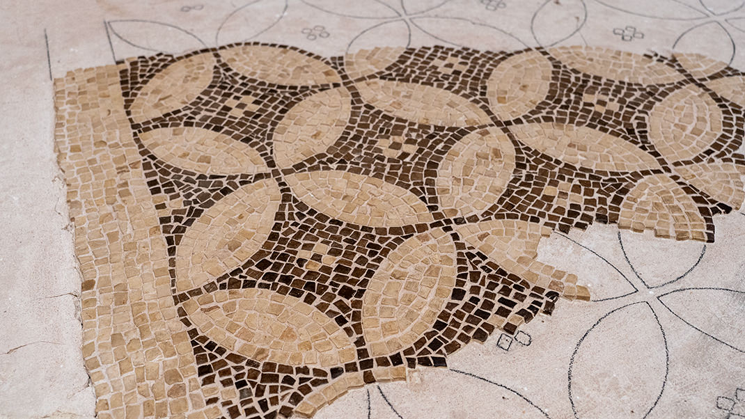 Фрагмент мозаичного пола