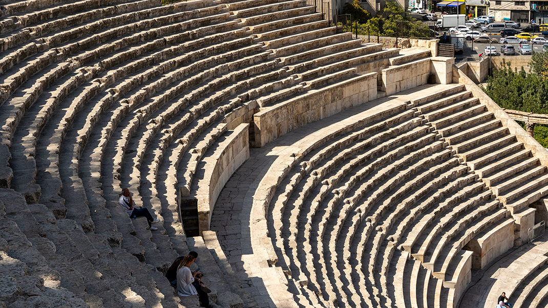 The theatre was built during the reign of Antoninus Pius