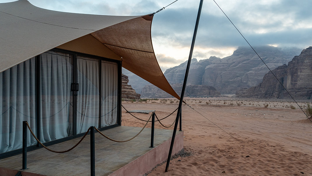 Вид на мою палатку