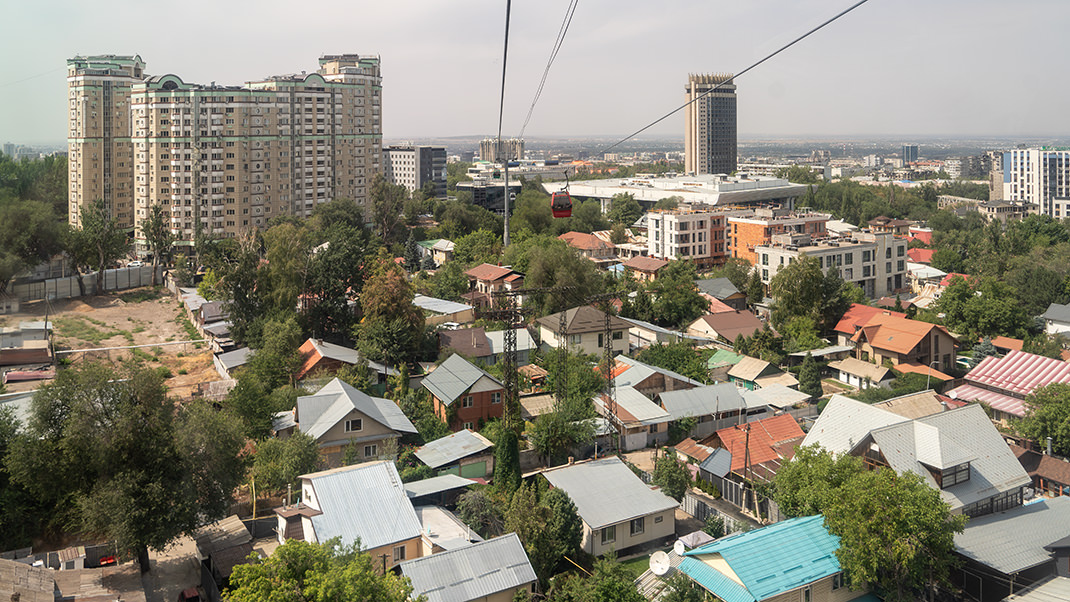 Вид на город