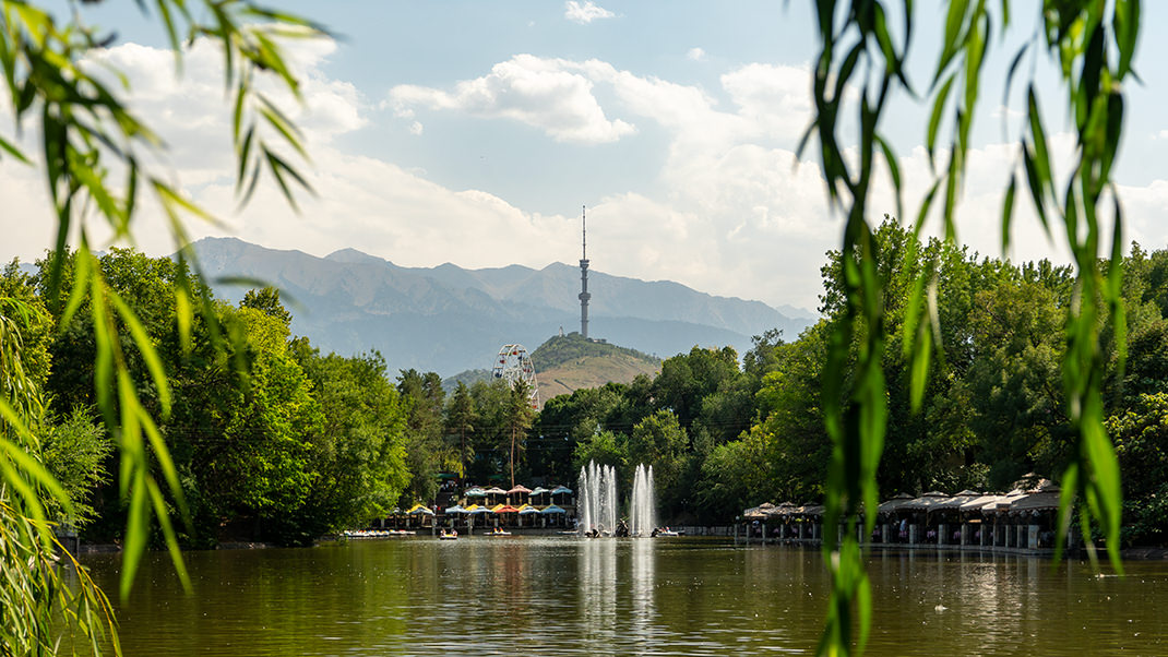 Вид на телебашню